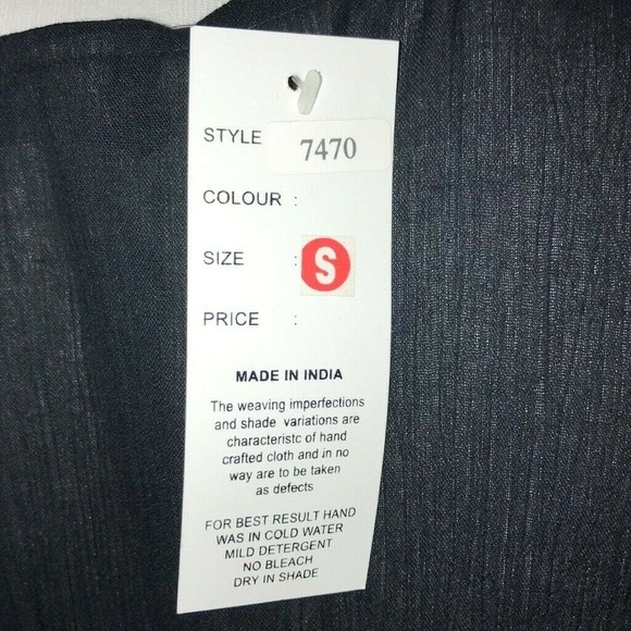 Woman's Boutique Black Swim Suit Cover Up Dress Small New - Picture 5 of 6